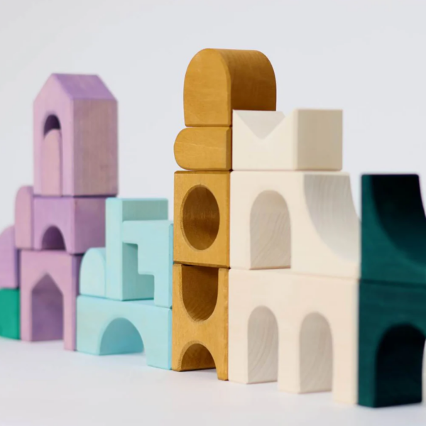 Grimms Kleine blokkenset Floors – 26 stuks