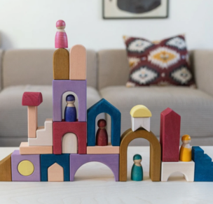 Grimms blokkenset Panorama – 24 stuks foto 2