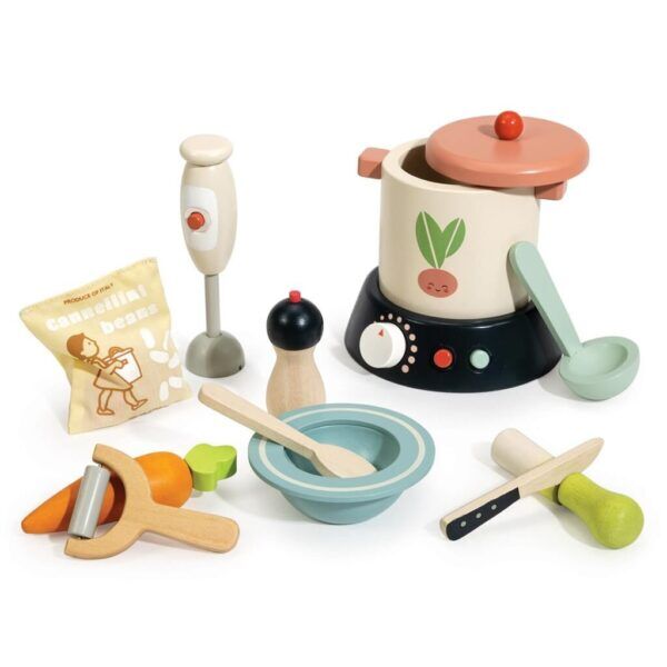 Tender Leaf Houten Soepmaker incl. accessoires