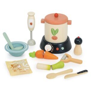 Tender Leaf Houten Soepmaker incl. accessoires