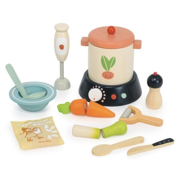 Tender Leaf Houten Soepmaker incl. accessoires