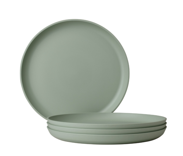 Mepal Ontbijtbord Silueta 23 cm set 4 stuks – Nordic sage