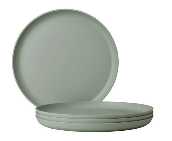 Mepal Plat bord Silueta 26 cm set 4 stuks – Nordic sage
