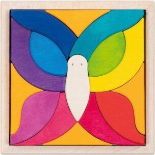 Goki Puzzel – Bouwset Vlinder 15-delig