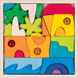 Goki Puzzel – Bouwset Honolulu Landschap 30-delig