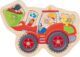 goki houten puzzel tractor
