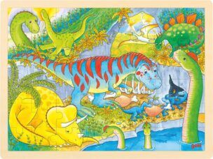 Goki Houten Puzzel Dino