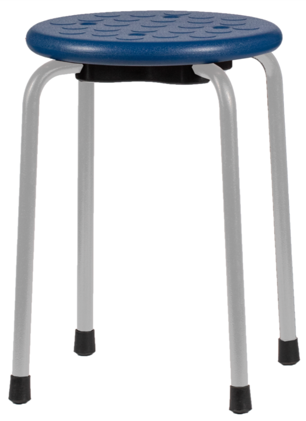Kruk TAP45 Blauw – Aluminium zithoogte 47 cm