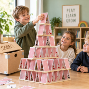 CABU Toys BSO-kist – Kaartenhuizen bouwen
