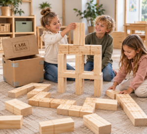 CABU Toys Blocks – Grote houten dominoblokken